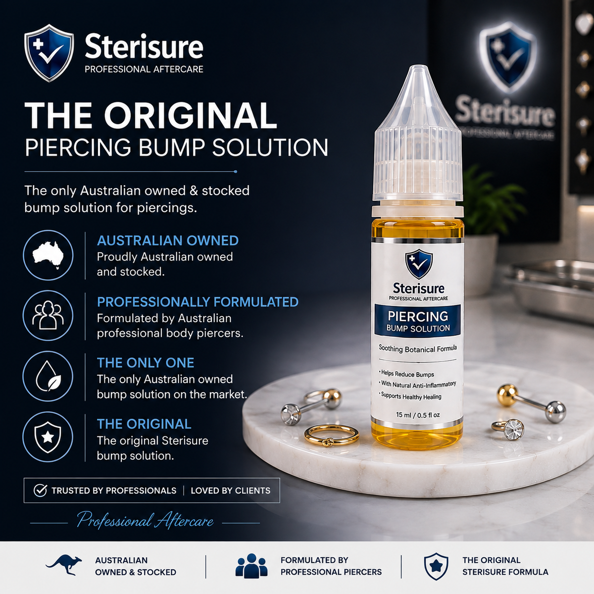 Piercing Bump Solution
